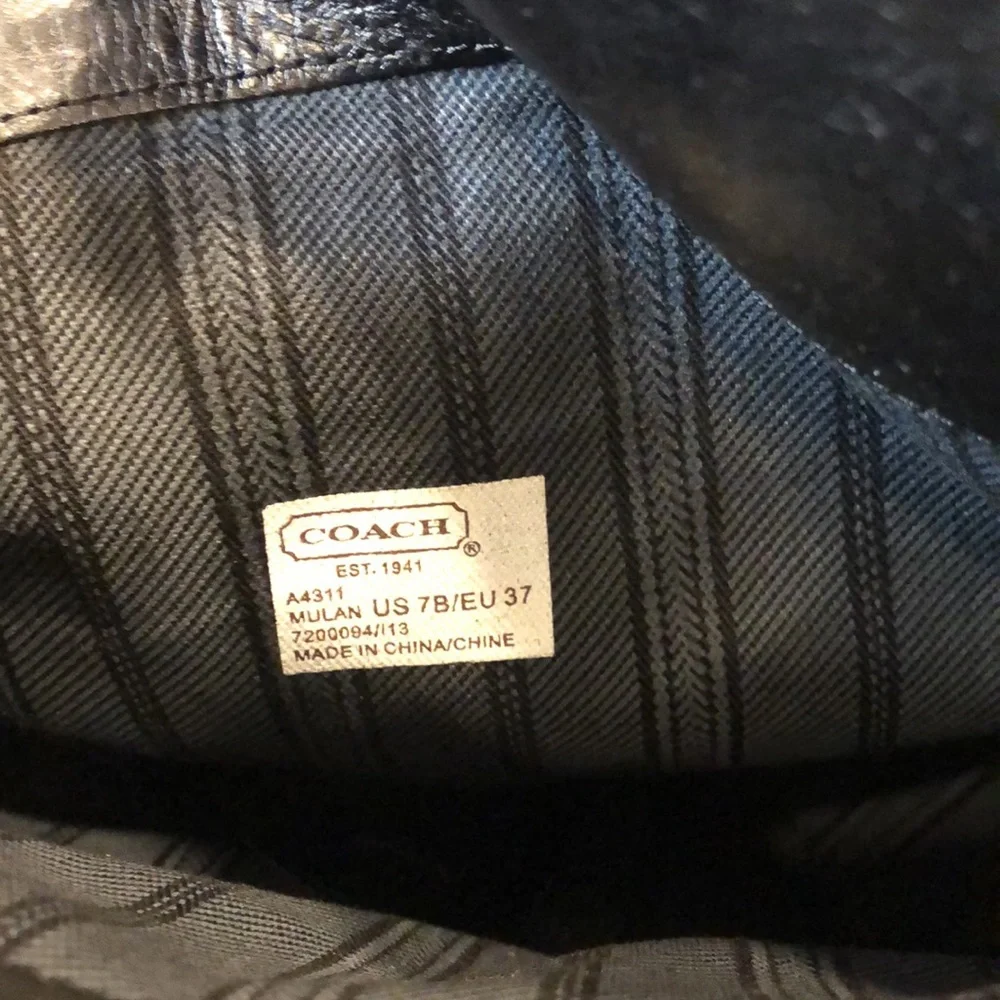 Coach Mulan Calf‎ Knee High Riding Boots size 7